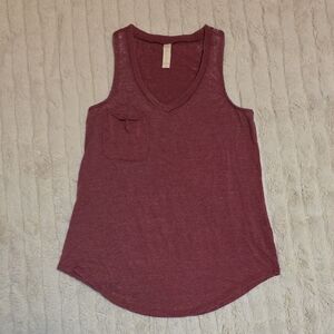 Altar'd State Maroon Tank Top
